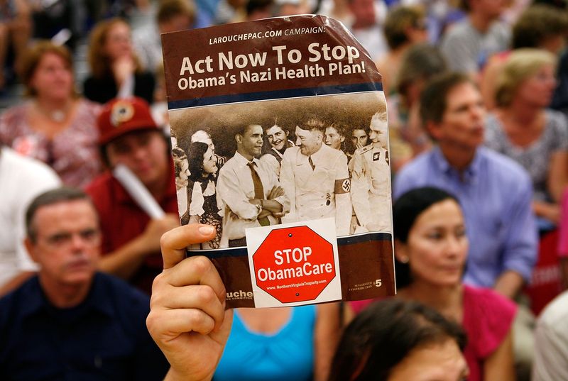 Fierce protests over end-of-life care broke out at 2009 congressional town hall meetings.