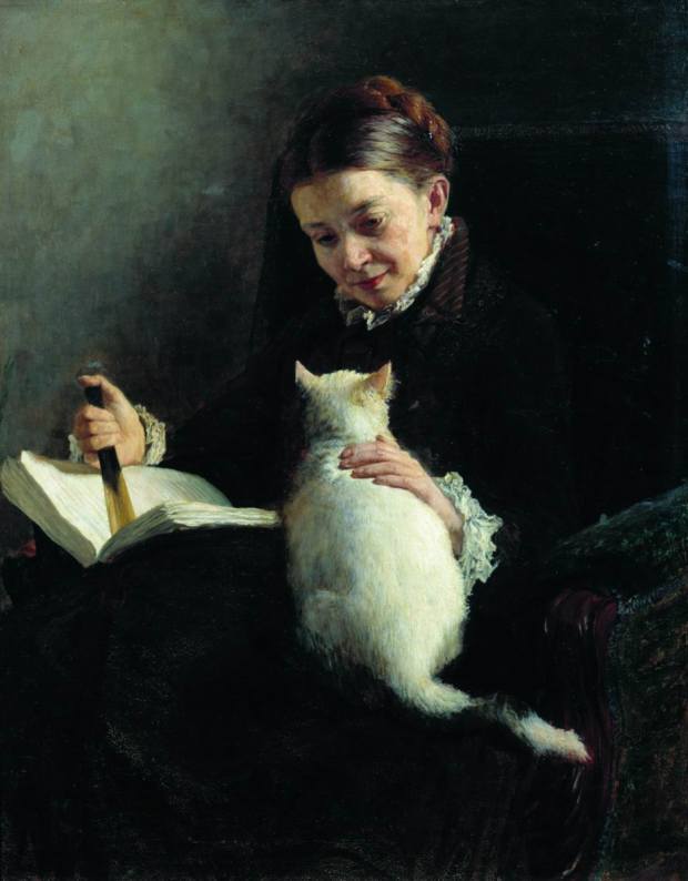 Elizabeth Platonovna Yaroshenko by Nikolai Yaroshenko, 1880