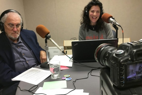 Dawn Gross interviews her first mentor, Jeffrey Mandel, a hospice and palliative medicine doctor, during the launch of her radio show Dying to Talk.