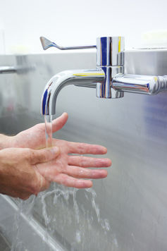 Compulsive hand washers