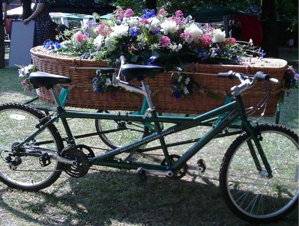  The UK's only tandem hearse is one such alternative idea being adopted to mark the life of a loved one Good Funeral Guide 